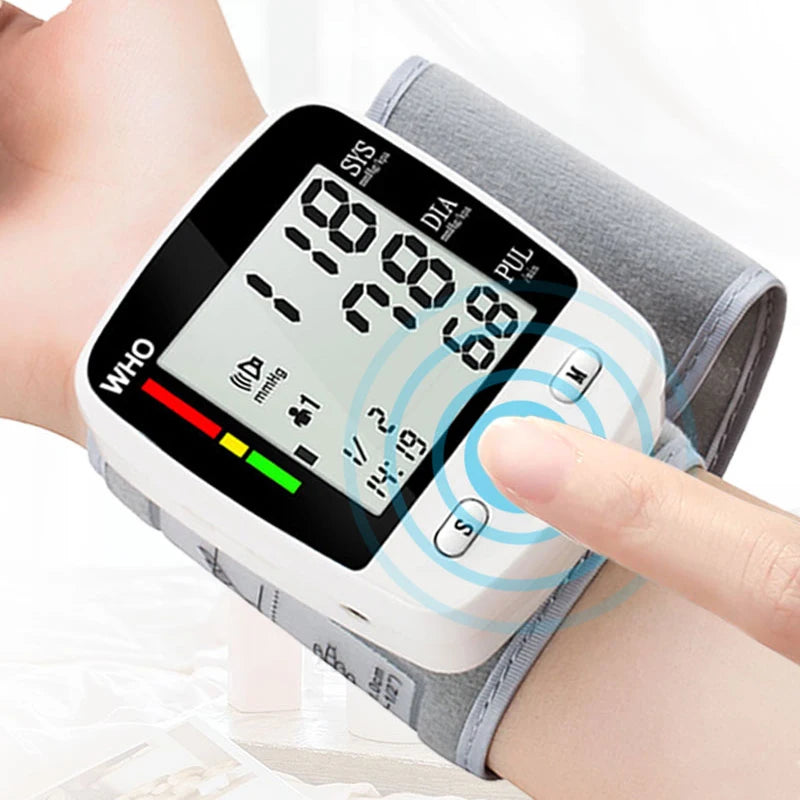 Digital Wrist Blood Pressure Monitor with LCD